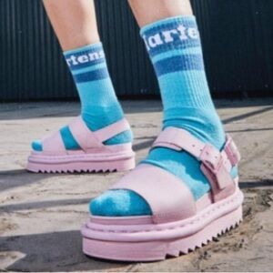 New Dr. Martens Voss Sandals Pink Size 8/ 39 Leather Sandals